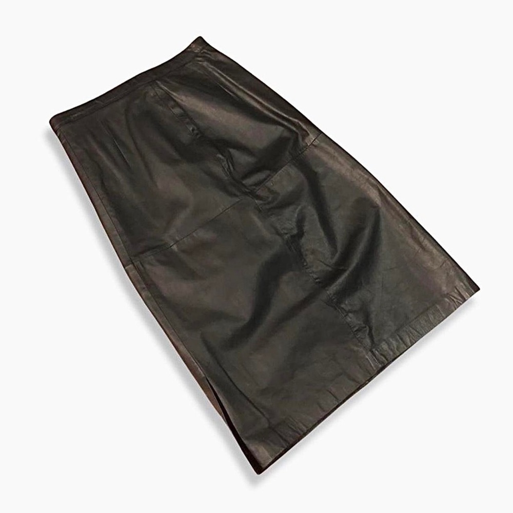 Leather skirt